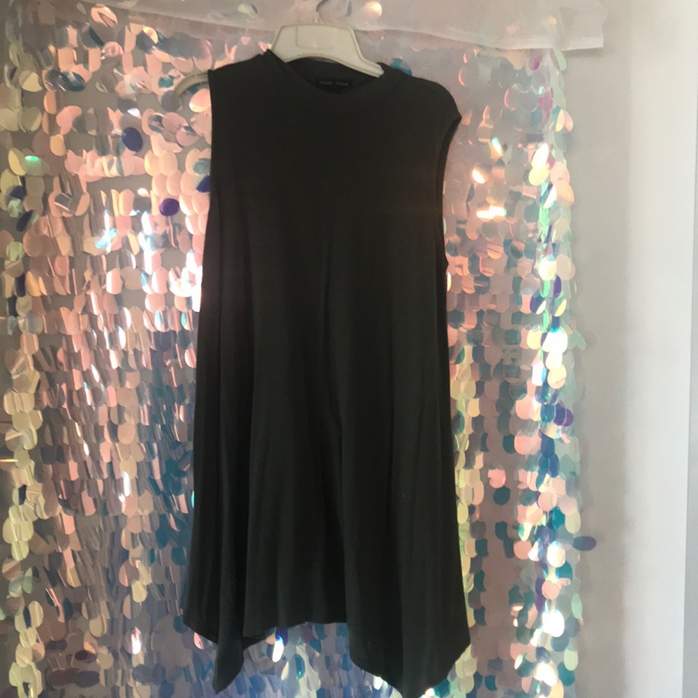 Camo Green Flowy Tank Dress size L